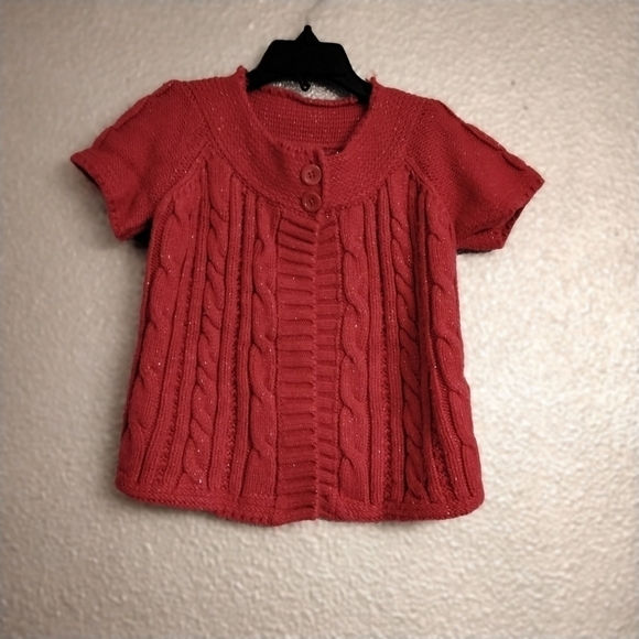 Girl's Open Shrug Sweater  Size 5 - Picture 9 of 11